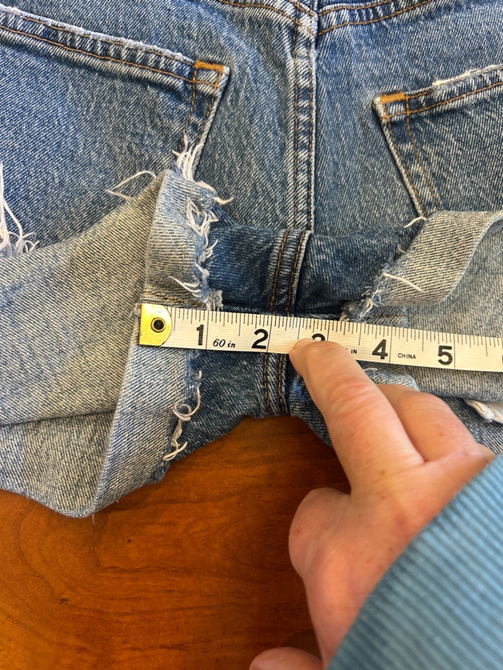 Abercrombie High Rise Mom Short 6 28 - Picture 5 of 7
